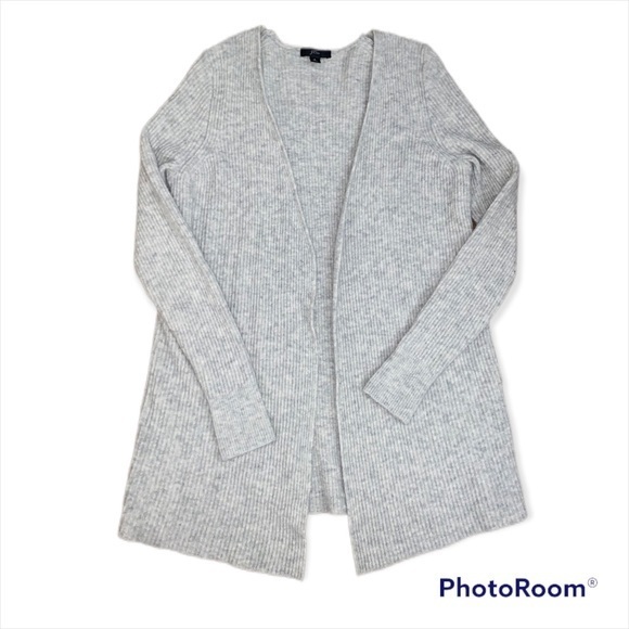 J.Crew Merino Wool Blend Ribbed Cardigan - Picture 1 of 4